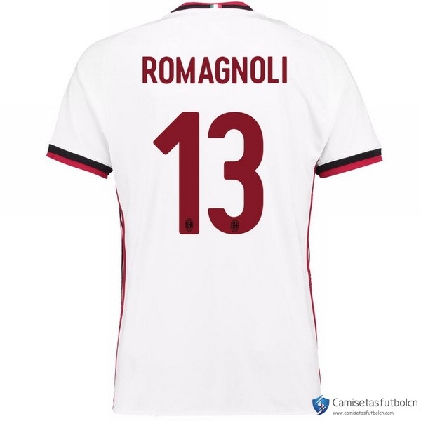 Camiseta Milan Segunda equipo Romagnoli 2017-18